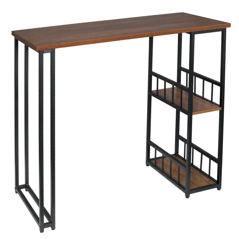 BukkitBow - Multifunctionele Bartafel - Wit/Zwart of Beukenhout - met Planken voor Wijnrek - Laadvermogen: 100kg - 120x50cm