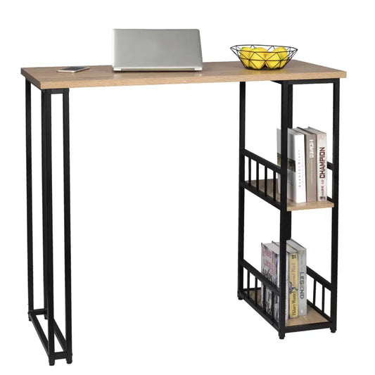 BukkitBow - Multifunctionele Bartafel - Wit/Zwart of Beukenhout - met Planken voor Wijnrek - Laadvermogen: 100kg - 120x50cm