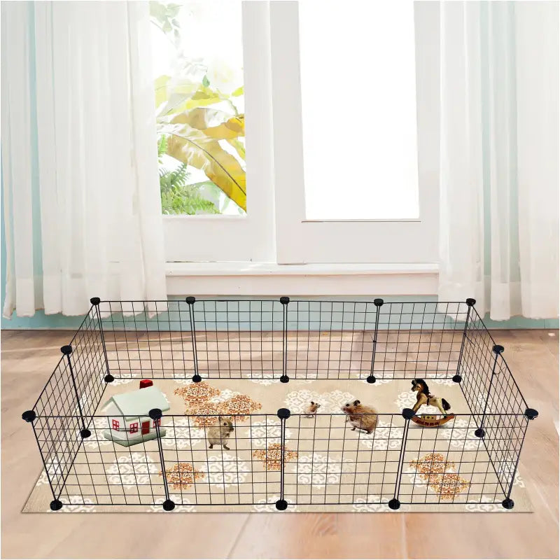 BukkitBow - Multifunctionele Dierenren - Geschikt voor Kleine Dieren zoals Hamsters en Konijnen - 145X75X35CM