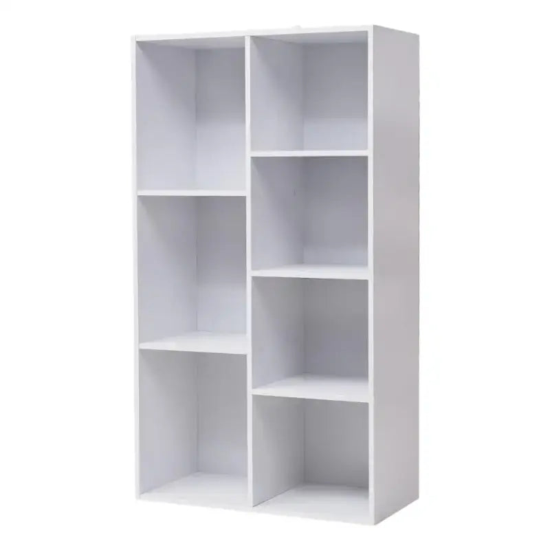 BukkitBow - Multifunctionele Kubus Boekenkast - Ruimtebesparend - 7 Vakken - Eenvoudig te Monteren - 59.5x29.5x108cm