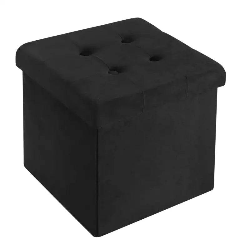 BukkitBow - Opbergkist / Zitbank - Veelzijdig Gebruik - Poef met Opbergruimte - Stabiele Constructie - 37.5x37.5x38CM