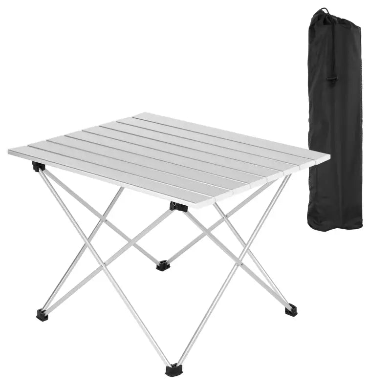BukkitBow - Opvouwbare Aluminium Campingtafel - met Opbergtas - 46x40x56cm