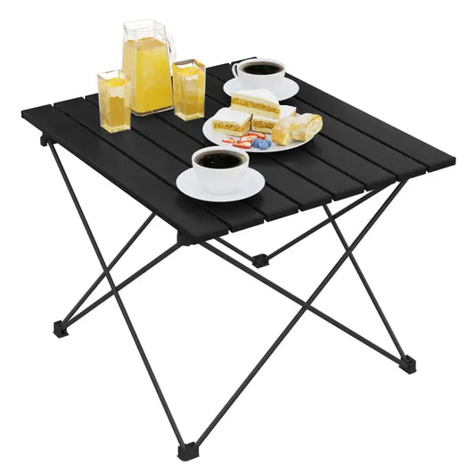 BukkitBow - Opvouwbare Aluminium Campingtafel - met Opbergtas - 46x40x56cm
