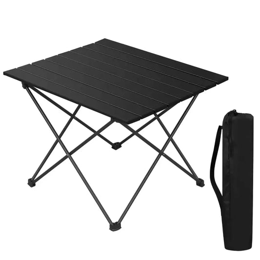 BukkitBow - Opvouwbare Aluminium Campingtafel - met Opbergtas - 46x40x56cm