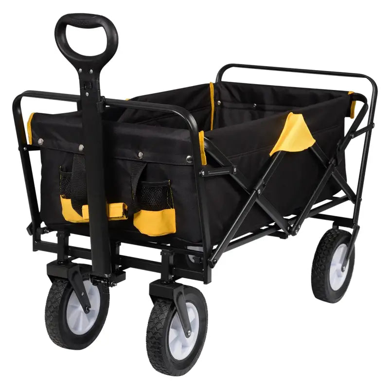 BukkitBow - Opvouwbare Bolderkar - Inklapbare Handkar met Stalen Frame - Massief Rubberen Wielen - Tot 80 kg Belasting