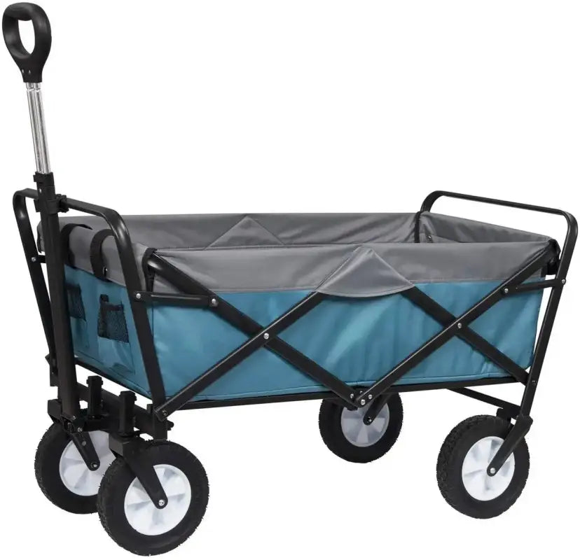 BukkitBow - Opvouwbare Bolderkar - Inklapbare Handkar met Stalen Frame - Massief Rubberen Wielen - Tot 80 kg Belasting