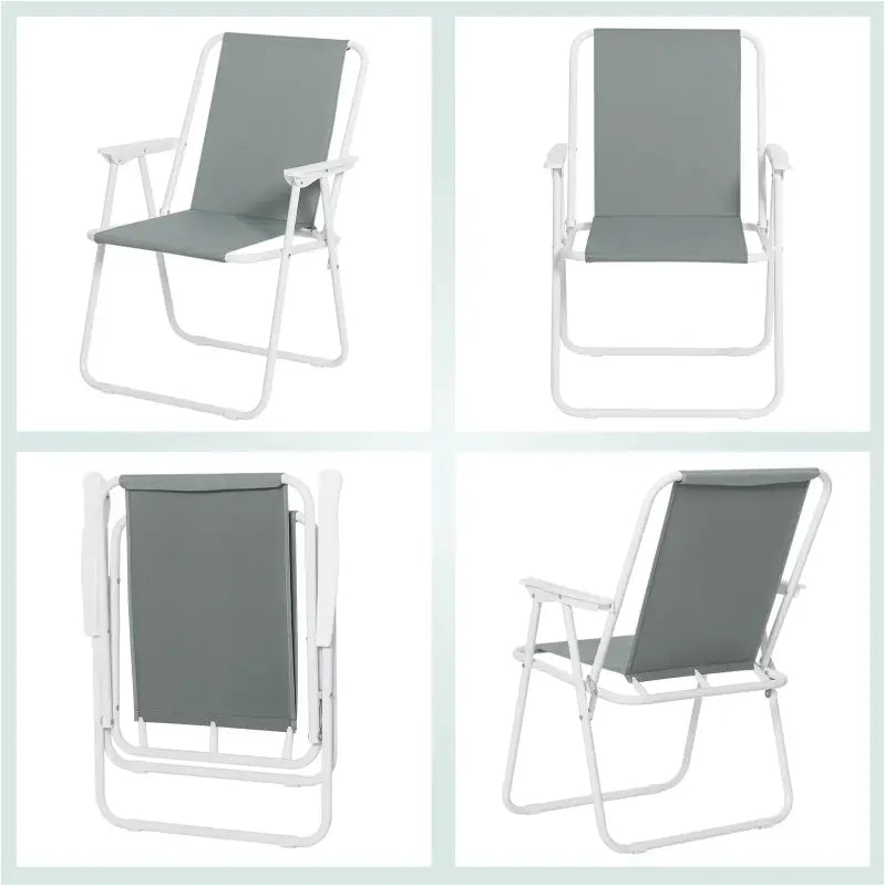 BukkitBow - Opvouwbare Campingstoel - Oxford Doek en IJzeren Frame - Ultra Lichtgewicht - Max 100 kg Belasting
