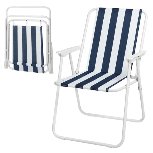 BukkitBow - Opvouwbare Campingstoel - Oxford Doek en IJzeren Frame - Ultra Lichtgewicht - Max 100 kg Belasting