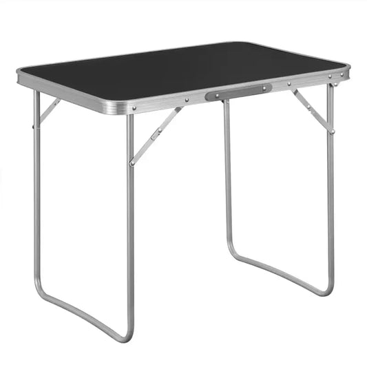 BukkitBow - Opvouwbare Campingtafel - IJzeren Buizen en Aluminiumlegering met MDF Blad - Lichtgewicht en Draagbaar - 15kg Laadvermogen - 70x60x50CM
