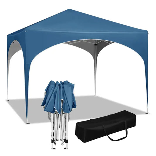 BukkitBow - Partytent met Ronde Rand – Opvouwbare Tent – Waterdicht en Weersbestendig – Tuinpaviljoen - 300 x 300 cm