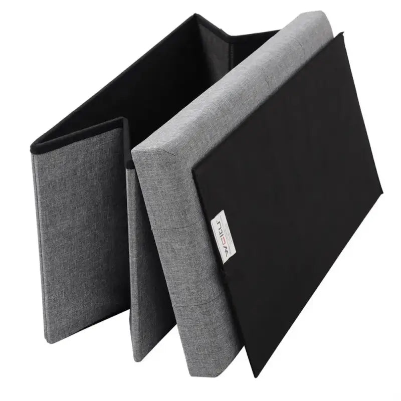 BukkitBow - Poef / Opbergkist met Ruime Opslagruimte - Eenvoudig op te Zetten - Stevige Constructie - Decoratief - 76x38x38CM