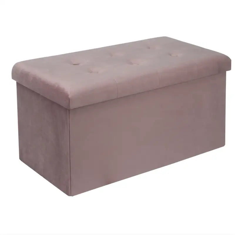 BukkitBow - Poef / Opbergkist met Ruime Opslagruimte - Eenvoudig op te Zetten - Stevige Constructie - Decoratief - 76x38x38CM