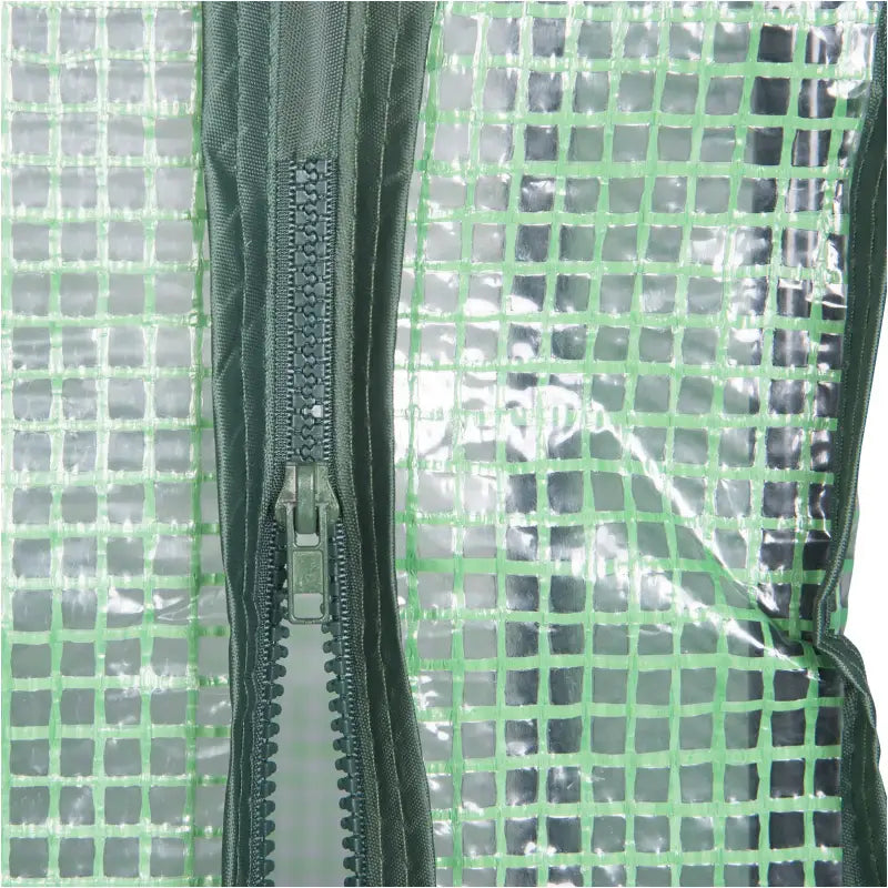 BukkitBow – Polytunnel Tuinkas – Winterproof Tunnel voor Groenten Teelt – Compacte Tuinkas met Groot Luik en 4 Bloemen Planken - 69X49X158CM