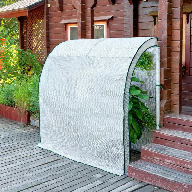 BukkitBow – Polytunnel Tuinkas – Winterproof Tunnel voor Groenten Teelt – Compacte Tuinkas met 2 Grote Deuren - 200X100X210CM