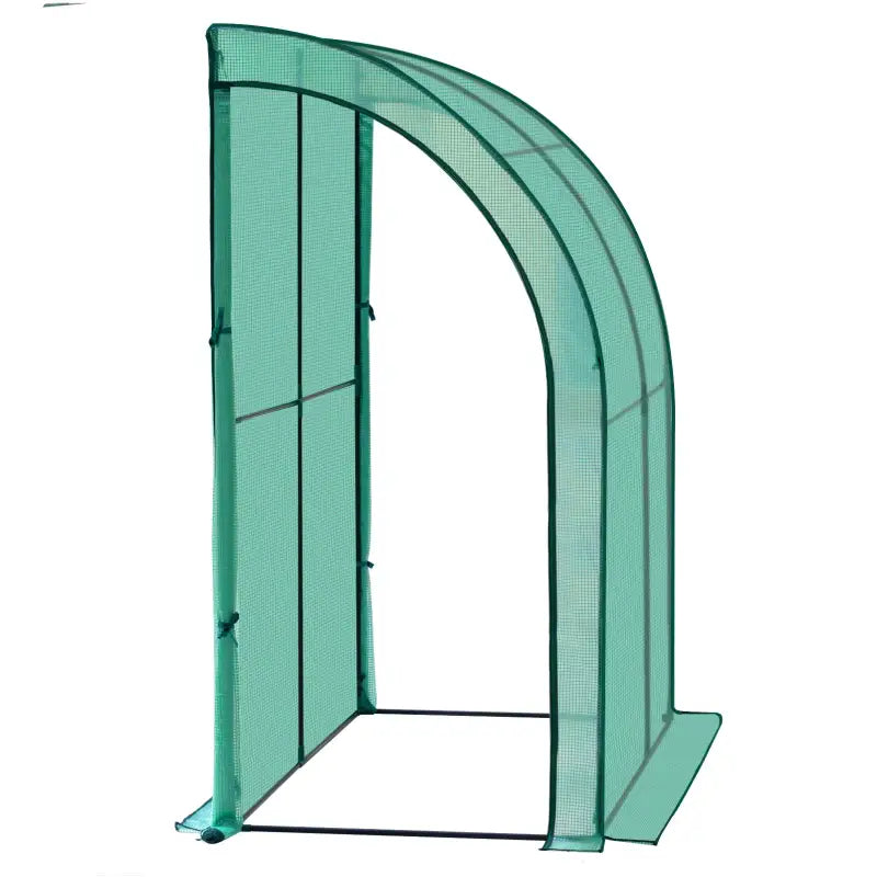 BukkitBow – Polytunnel Tuinkas – Winterproof Tunnel voor Groenten Teelt – Compacte Tuinkas met 2 Grote Deuren - 200X100X210CM