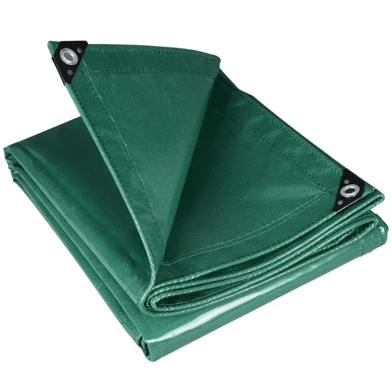 BukkitBow - PVC Zeildoek / Afdekzeil - Lichtgrijs - Weers en UV Bestendig- 500g/m² - Gegalvaniseerde Oogjes - Veelzijdige Toepassing