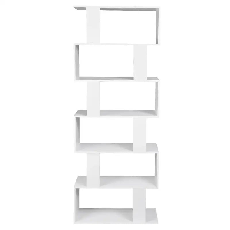 BukkitBow - Ruime Boekenkast - 6 Vakken - Stevig & Veilig - Ruimtebesparend - Multifunctioneel - 60x23,5x160CM