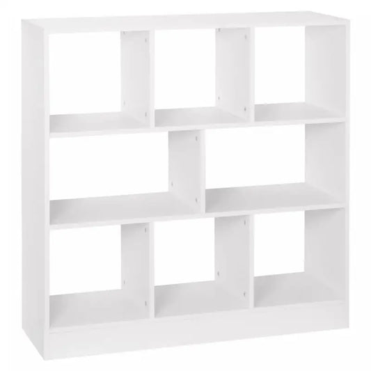 BukkitBow - Ruime Open Boekenkast - 8 Compartimenten - Veilig Ontwerp - Veelzijdig Gebruik - 97.5x30x100cm