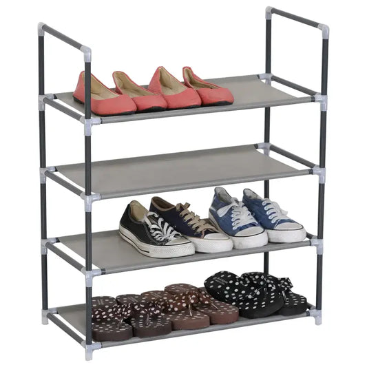 BukkitBow - Schoenenrek met 4 of 10 Lagen - Robuust & Waterdicht - Grote Opslagcapaciteit - Veelzijdig - Eenvoudige Montage