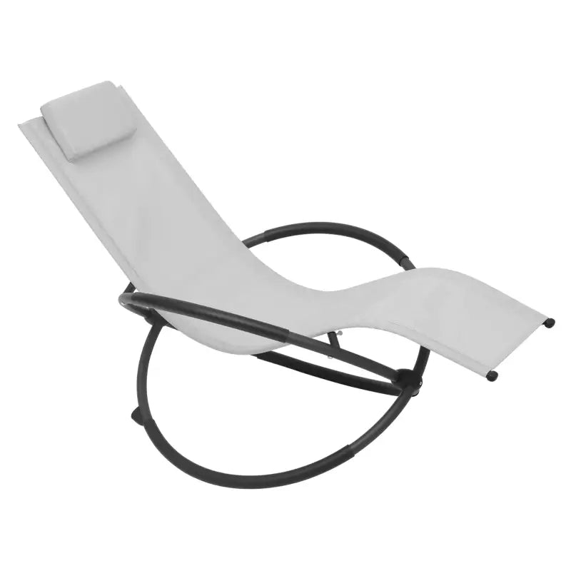 BukkitBow - Schommel Ligstoel - Textilene Stof en Metaal - Max 160 kg Belasting - Modern Design