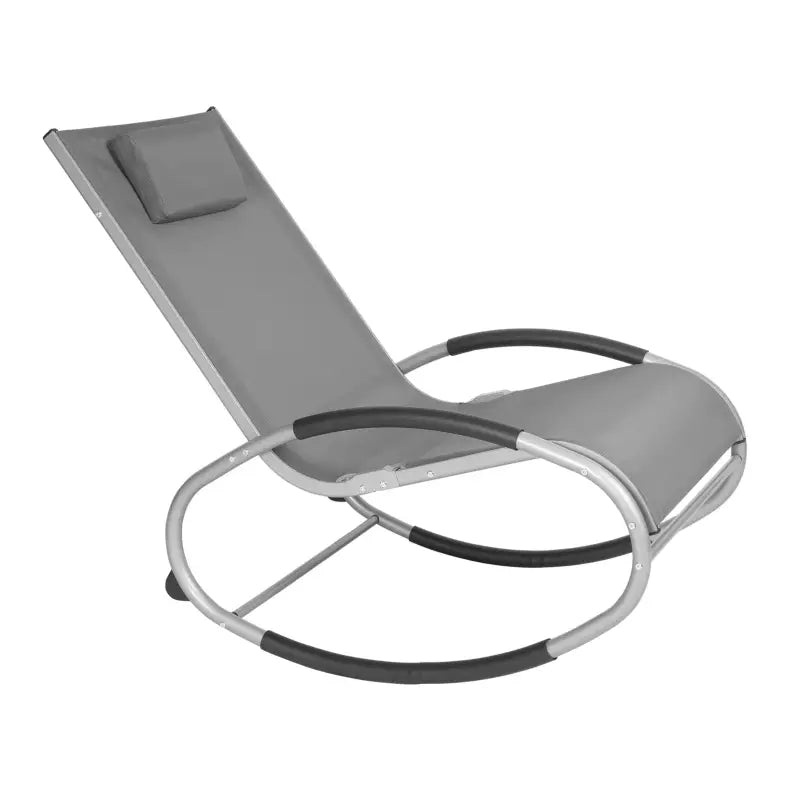 BukkitBow - Schommelende Ligstoel - Textilene en Aluminium - Weerbestendig en Stabiel - Max 160 kg Belasting