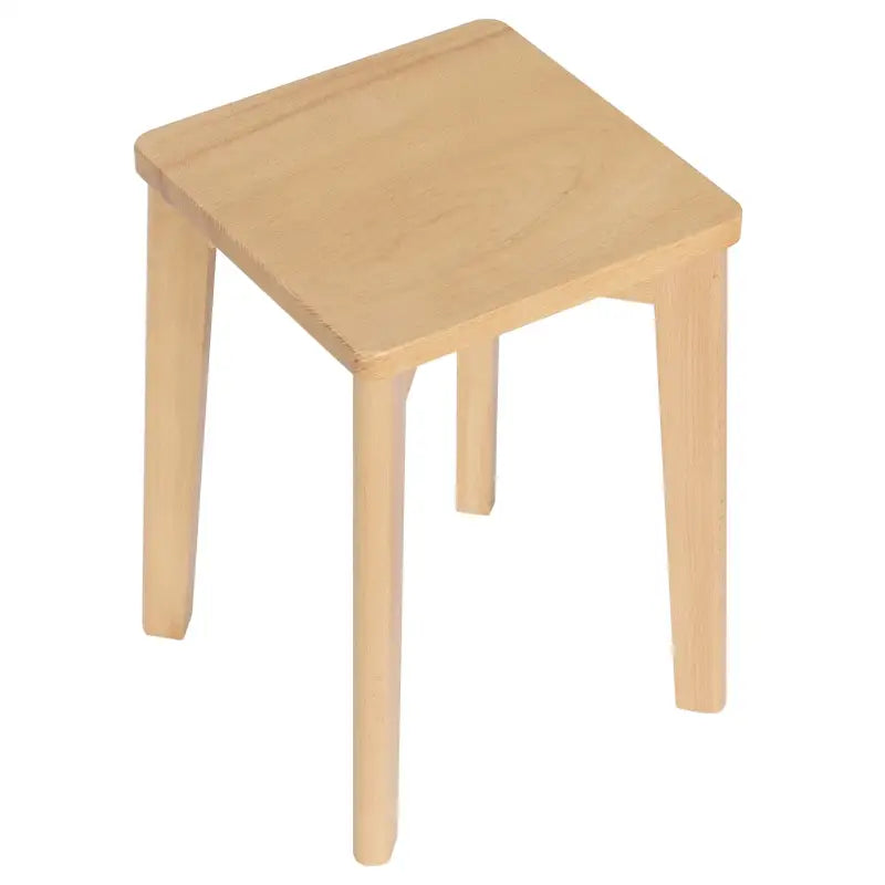 BukkitBow - Set Houten Krukken - Natuurlijk Beukenhout - Stapelbaar - Vochtbestendig - Zithoogte: 44.5CM
