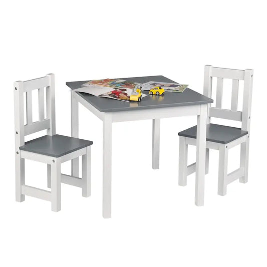 BukkitBow - Set Kindertafel met Stoelen - Veilig en Compact Design - Tafel: 60x50x48cm
