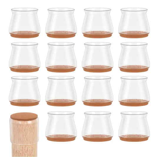 BukkitBow - Set Stoelpootdoppen - Vilt Doppen Geschikt voor Meubels