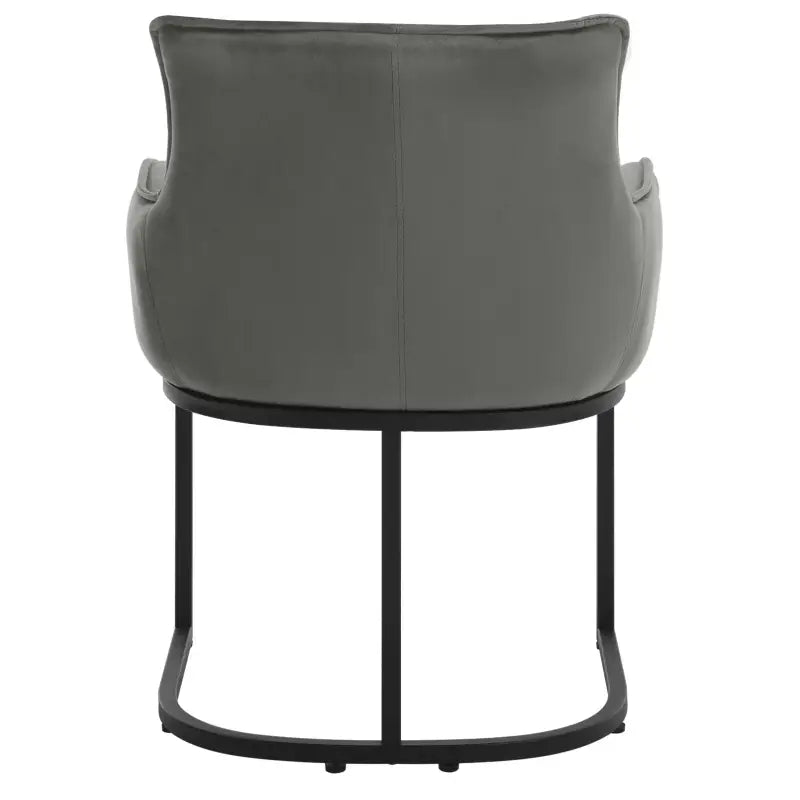 BukkitBow - Set van 2 Fluwelen Eetkamerstoelen - met Metalen Poten - Stabiel en Comfortabel - Zithoogte: 46.5CM