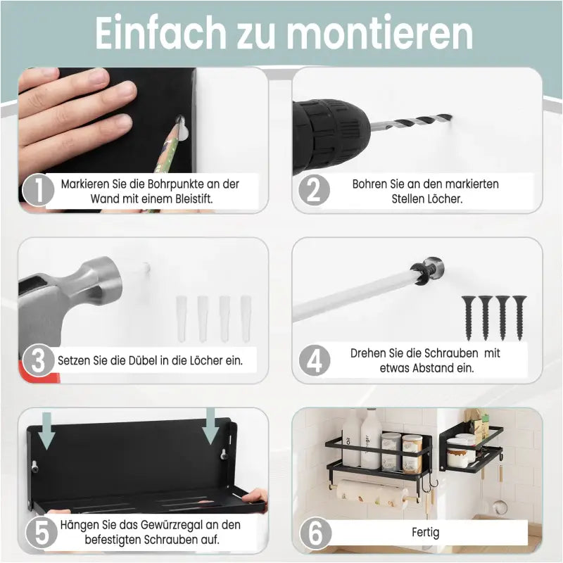 BukkitBow - Set van 2 Kruidenrekken - Metaal en Hout Stang - Multifunctioneel en Ruimtebesparend - Modern en Minimalistisch