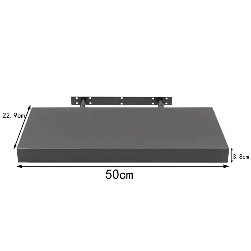 BukkitBow - Set van 2 Wandplanken - MDF - Zwevend Design - Diverse Maten - Maximale Belasting 5kg