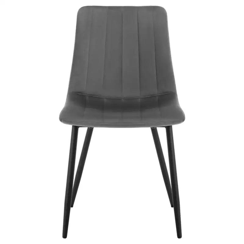 BukkitBow - Set van 4 Eetkamerstoelen - Fluweel of Lederen & Metalen Poten - Ergonomisch Design - Scandinavische Stijl