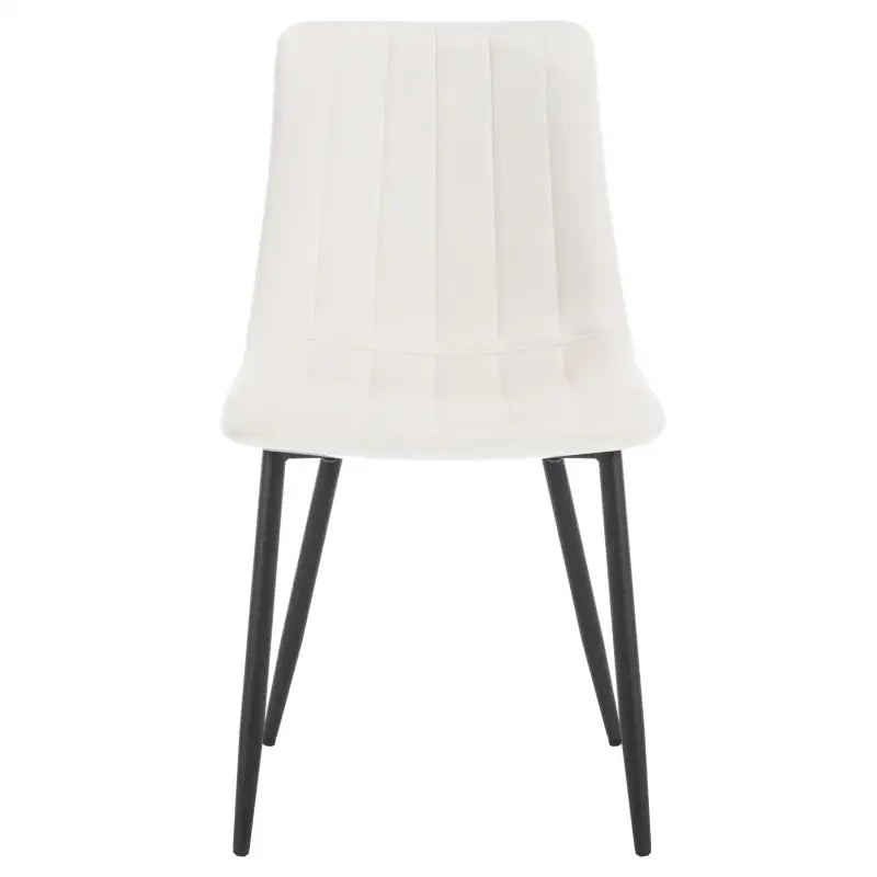BukkitBow - Set van 4 Eetkamerstoelen - Fluweel of Lederen & Metalen Poten - Ergonomisch Design - Scandinavische Stijl