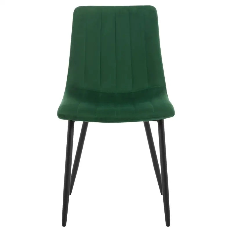 BukkitBow - Set van 4 Eetkamerstoelen - Fluweel of Lederen & Metalen Poten - Ergonomisch Design - Scandinavische Stijl