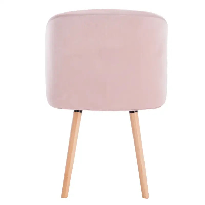 BukkitBow - Set van 4 Fluwelen Stoelen - met Massief Houten Frame - Ergonomisch en Stijlvol - Zithoogte: 47CM