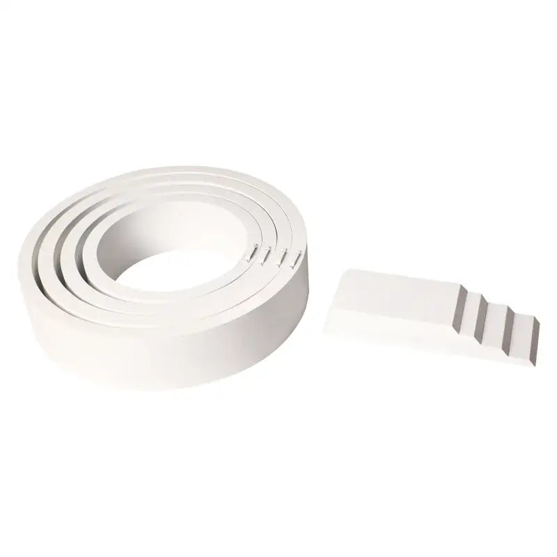 BukkitBow - Set van 4 Ronde Hangende Planken - Kwalitatief MDF - 4 Maten: XL, L, M, S - Diepte 8.8cm