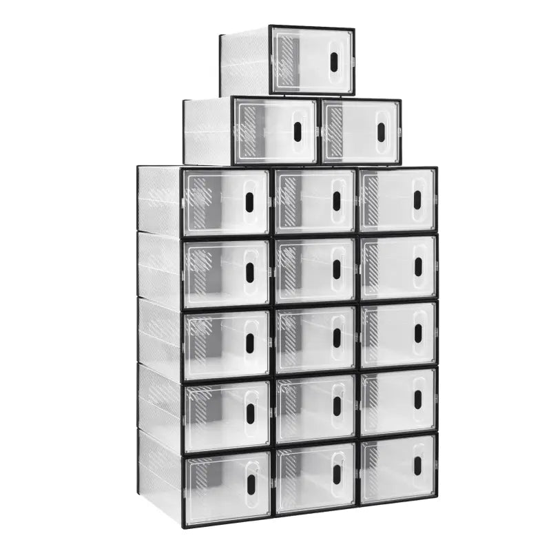 BukkitBow - Stapelbare Schoenendozen - Sneaker Organizer - Transparant