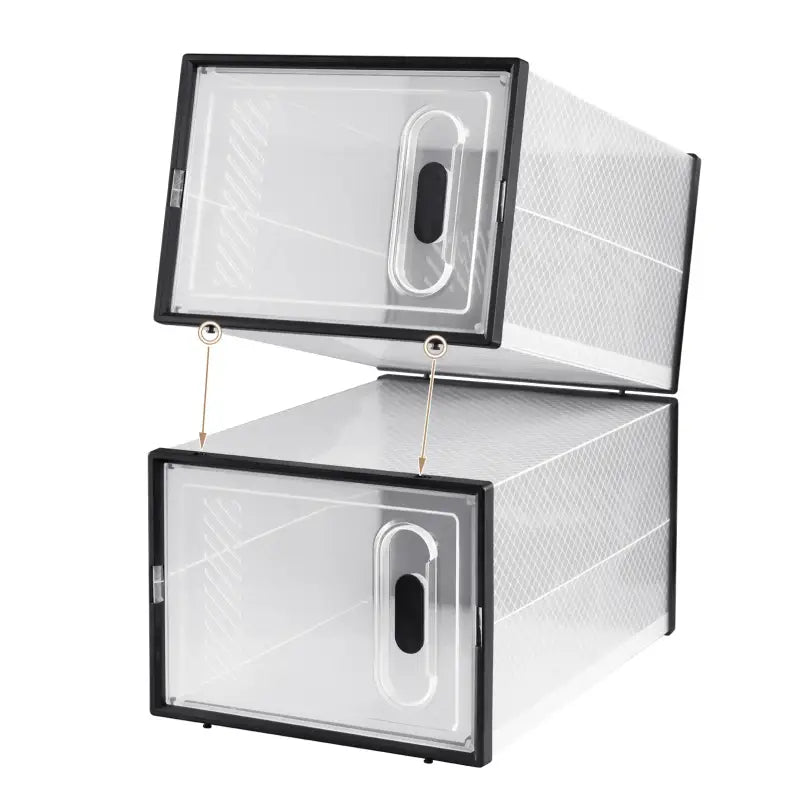 BukkitBow - Stapelbare Schoenendozen - Sneaker Organizer - Transparant