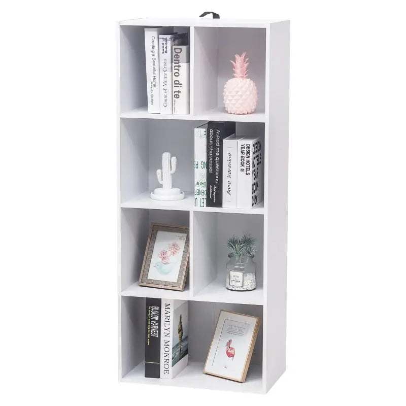 BukkitBow - Stijlvolle Boekenkast - 6 Compartimenten - Multifunctioneel Design - Veilig & Duurzaam - 50x30x118cm