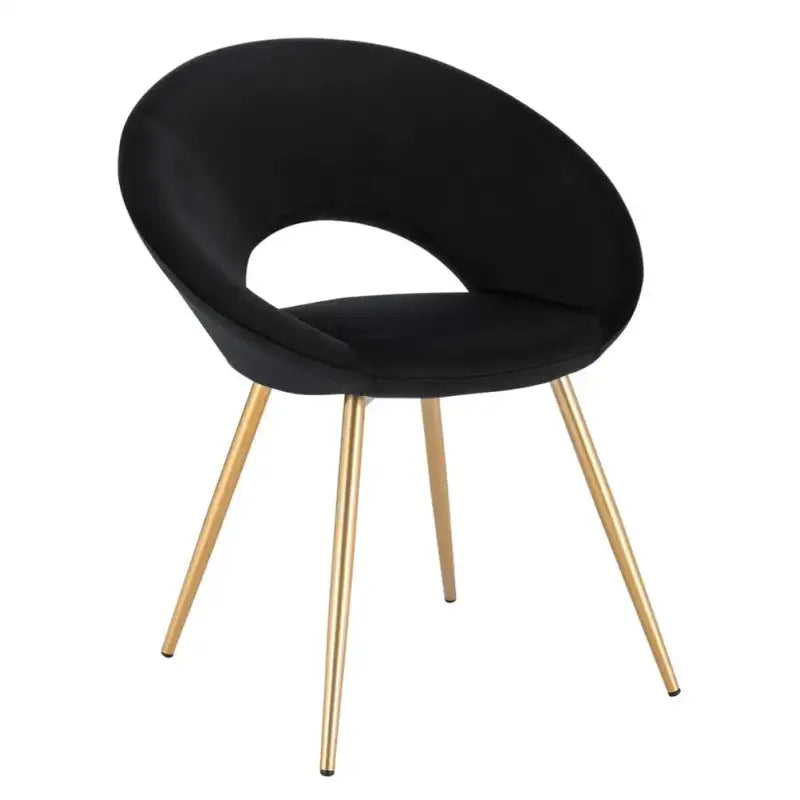 BukkitBow - Stijlvolle Eetkamerstoel - Comfortabel Fluweel - Ergonomisch Ontwerp - Veelzijdig Gebruik - Zithoogte: 47CM