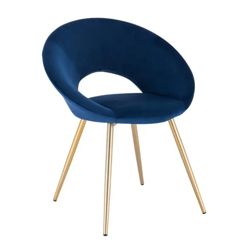 BukkitBow - Stijlvolle Eetkamerstoel - Comfortabel Fluweel - Ergonomisch Ontwerp - Veelzijdig Gebruik - Zithoogte: 47CM