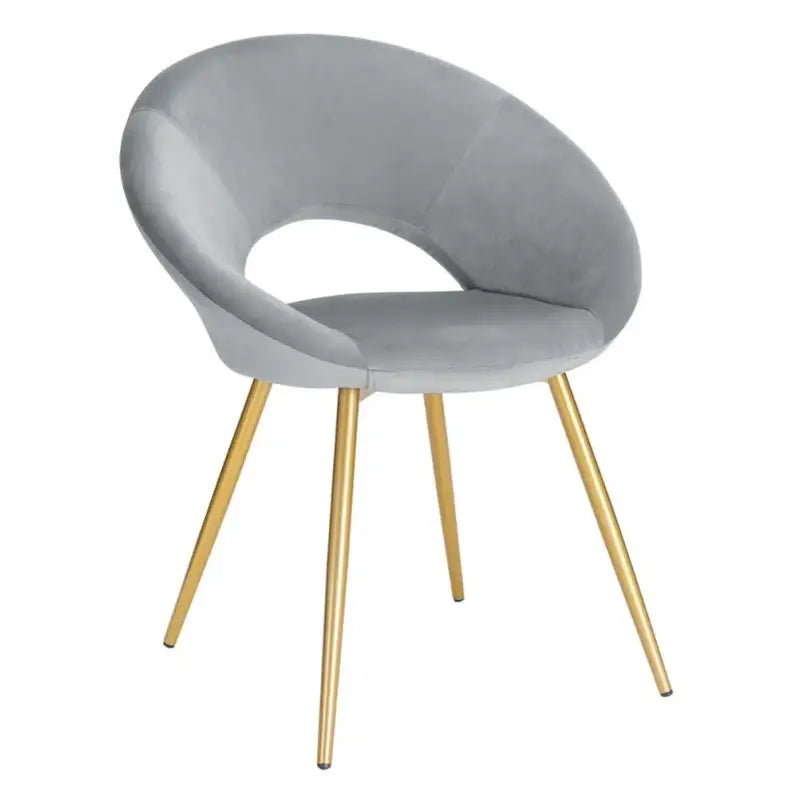 BukkitBow - Stijlvolle Eetkamerstoel - Comfortabel Fluweel - Ergonomisch Ontwerp - Veelzijdig Gebruik - Zithoogte: 47CM