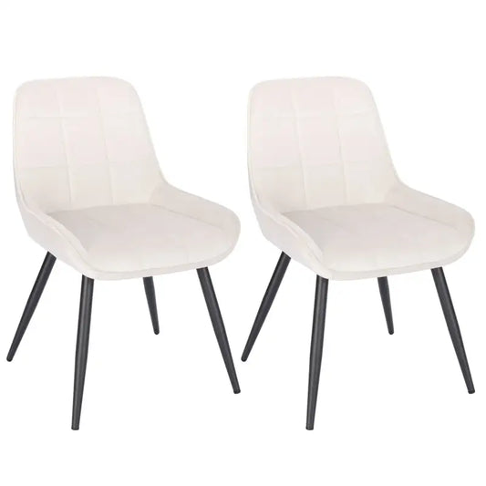 BukkitBow - Stijlvolle Eetkamerstoelen - Sterk en Comfortabel - Vloervriendelijk - Gemakkelijke Montage - 81,5CM Hoog