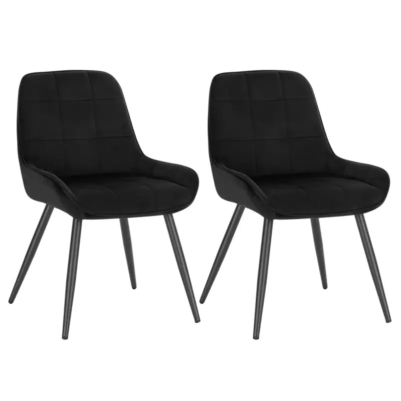 BukkitBow - Stijlvolle Eetkamerstoelen - Sterk en Comfortabel - Vloervriendelijk - Gemakkelijke Montage - 81,5CM Hoog