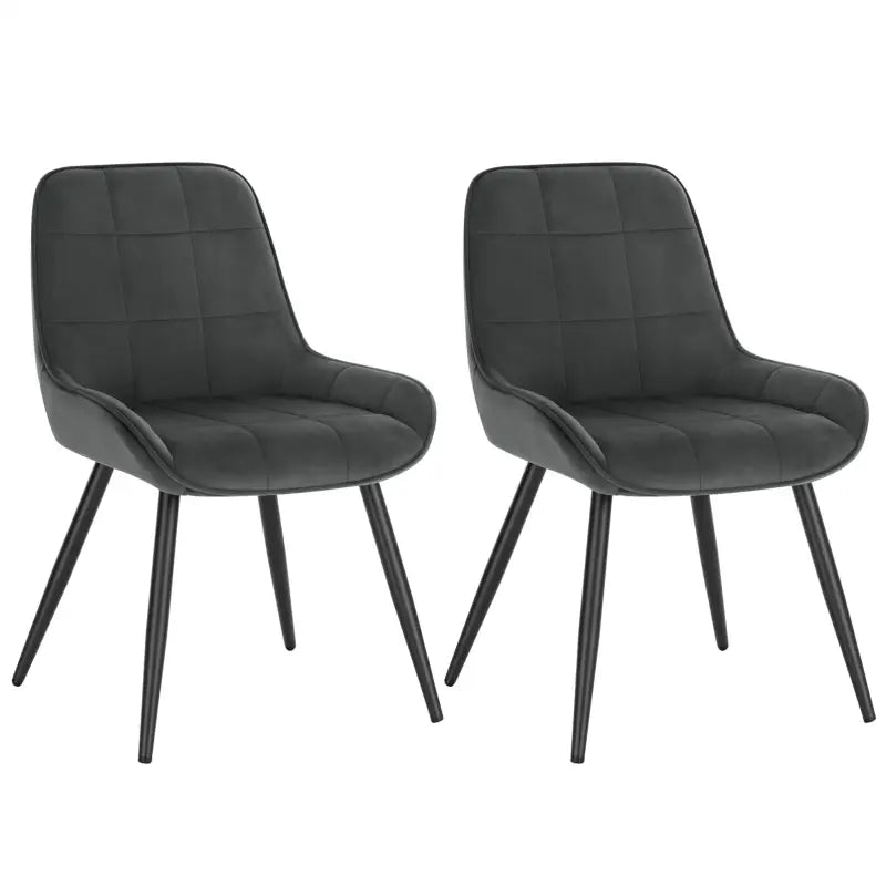 BukkitBow - Stijlvolle Eetkamerstoelen - Sterk en Comfortabel - Vloervriendelijk - Gemakkelijke Montage - 81,5CM Hoog