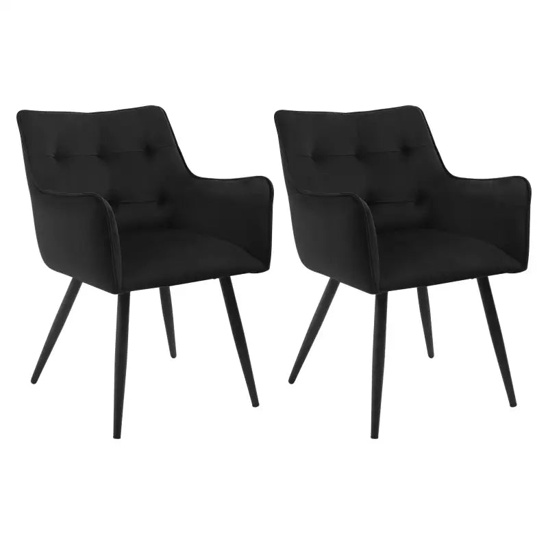 BukkitBow - Stijlvolle Eetkamerstoelen - Zachte Zitting - Fluwelen of Lederen Stoelen - Multifunctioneel - 57x80x57CM