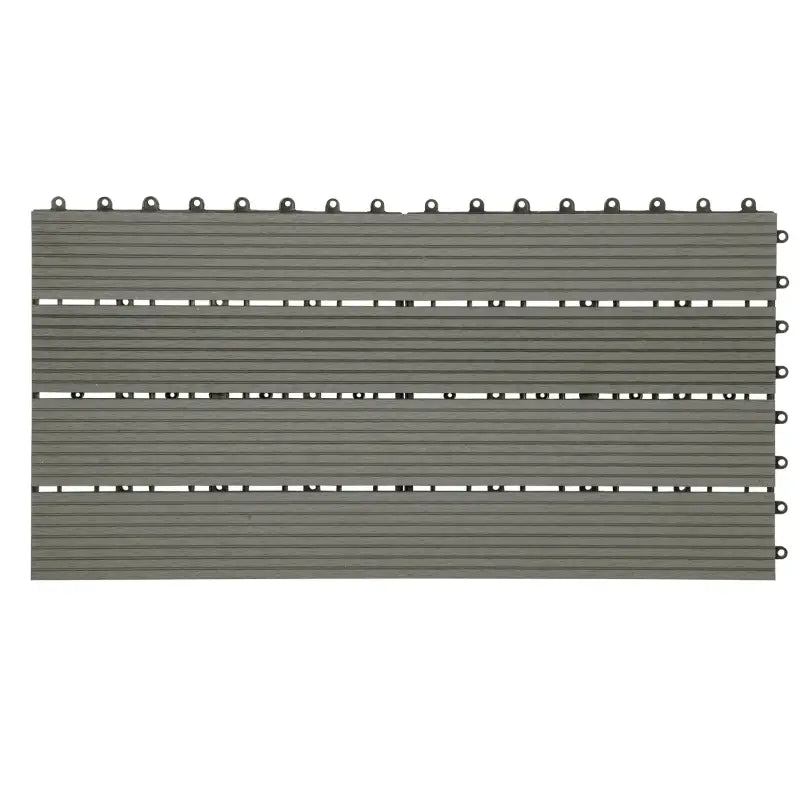 BukkitBow - Terrasplanken / Vlonderplanken - Vloertegels Houtlook - Snel Kliksysteem - Diverse Kleuren - 30x60cm - Set van 6 Stuks voor 1M²