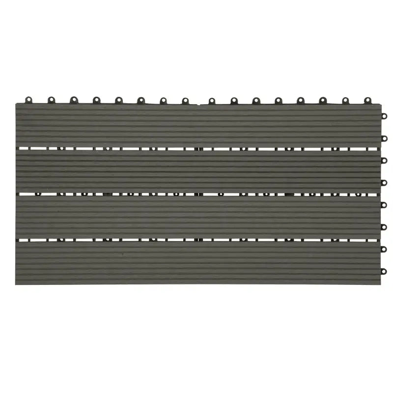 BukkitBow - Terrasplanken / Vlonderplanken - Vloertegels Houtlook - Snel Kliksysteem - Diverse Kleuren - 30x60cm - Set van 6 Stuks voor 1M²