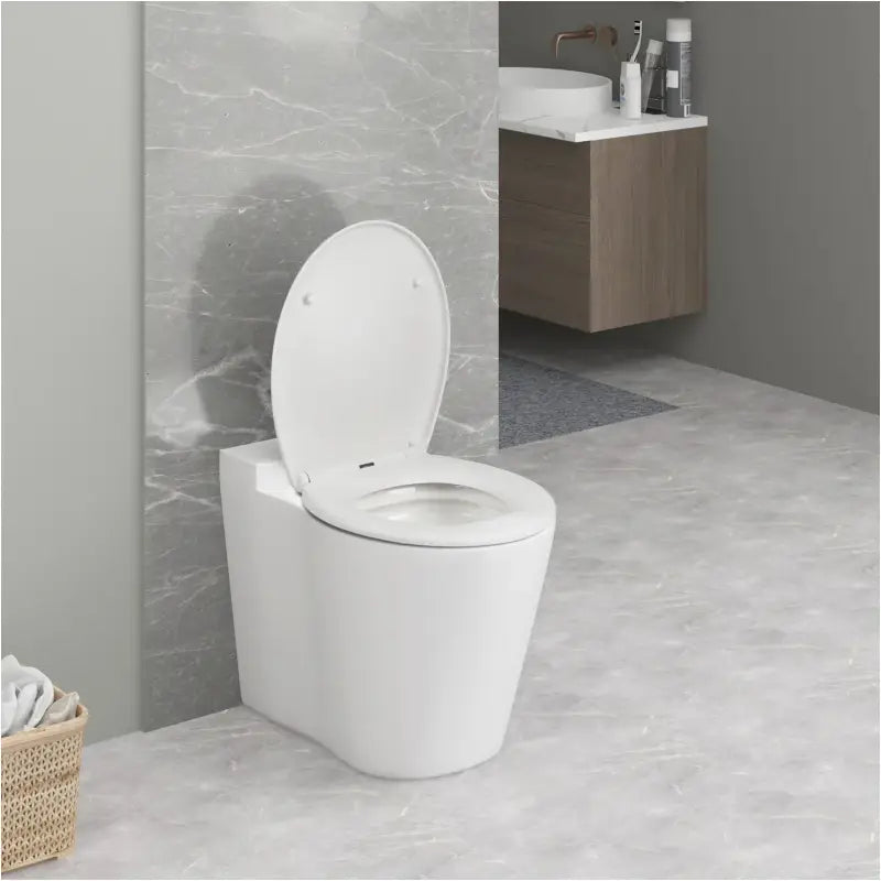BukkitBow - Toiletbril met Softclose - Premium Toiletbril / Toiletzitting Ovaal - Antibacterieel