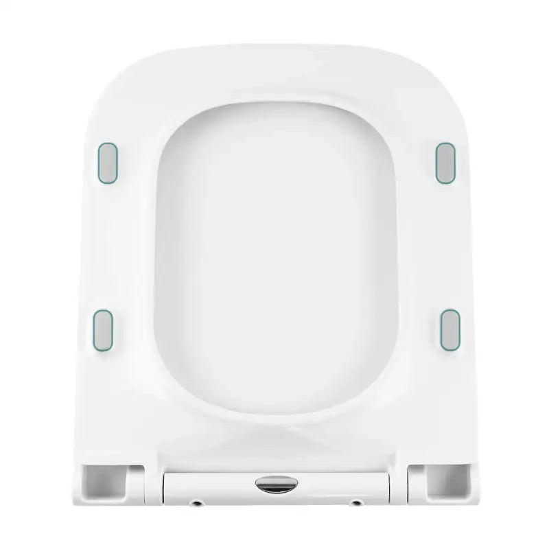 BukkitBow - Toiletbril met Softclose - Premium Toiletbril / Toiletzitting Vierkant - Antibacterieel